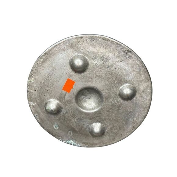 Antique Turkish Ottoman Silver Plated Hammered Tea Kettle - Picture 8 of 9